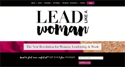 Desktop Screenshot of leadlikeawoman.net